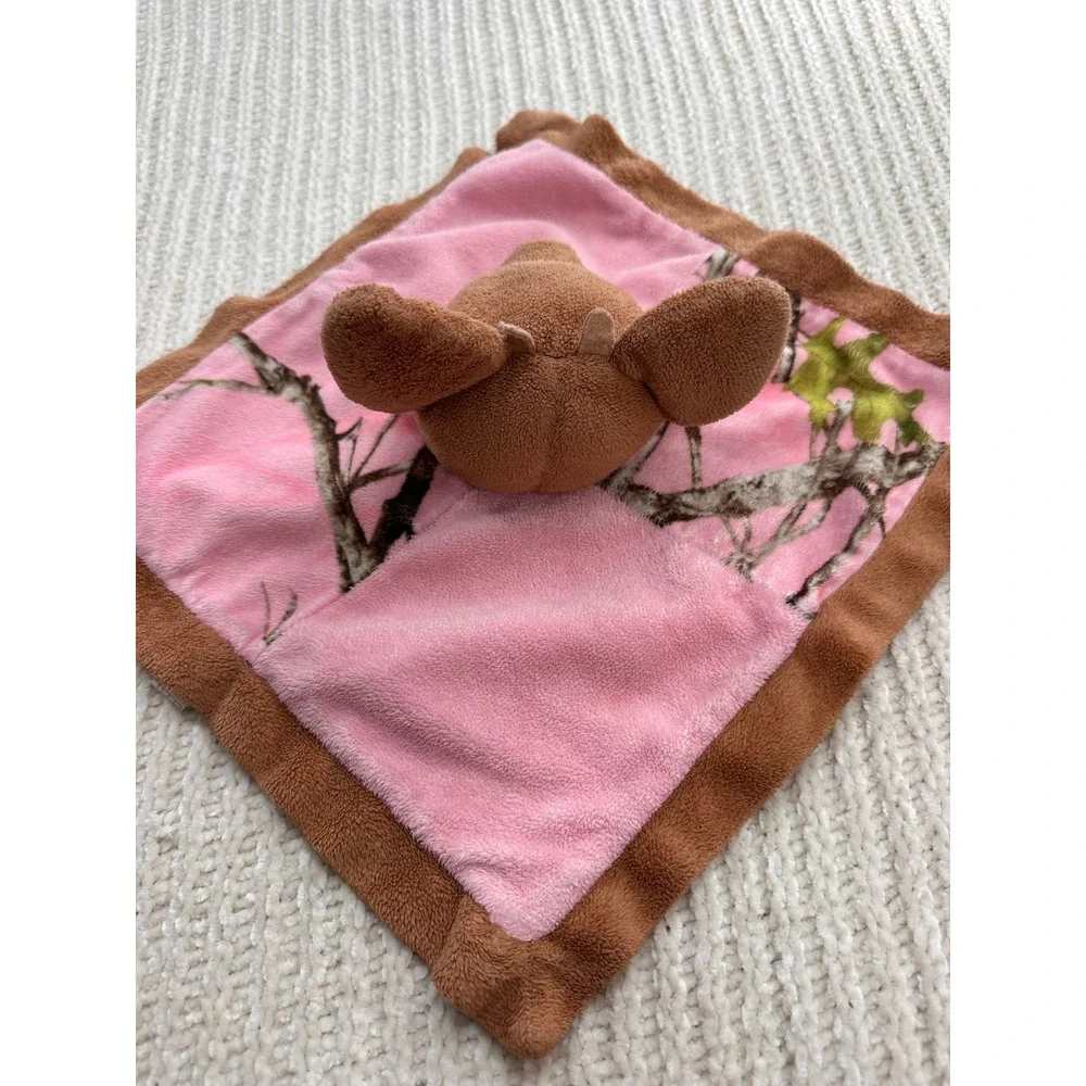 Bass Pro Shops Pink Camo Deer Baby Security Blanket Lovey Wildlife Artists 13x13